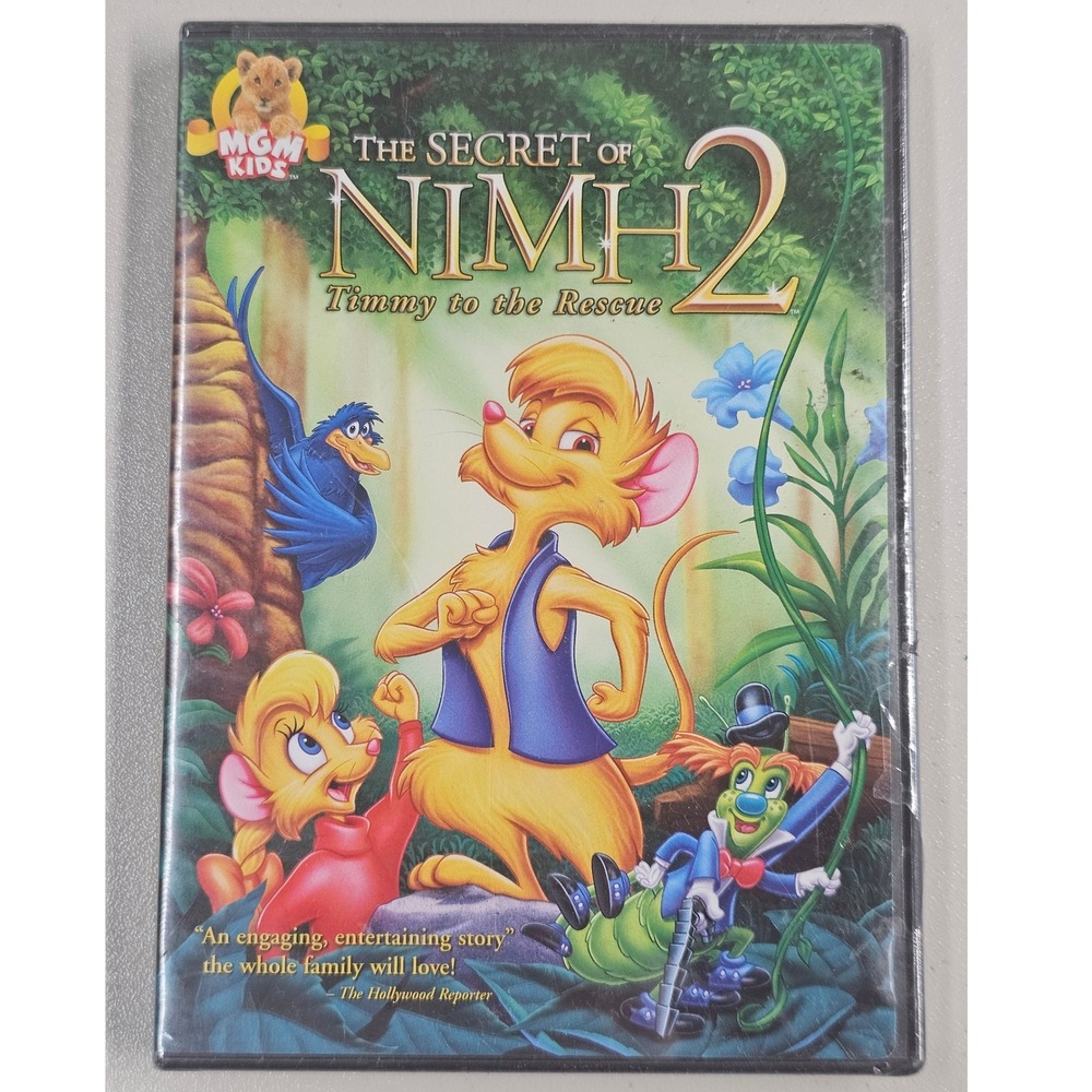 The Secret of NIMH 2 Timmy to the Rescue DVD MGM Kids Animated Musical New